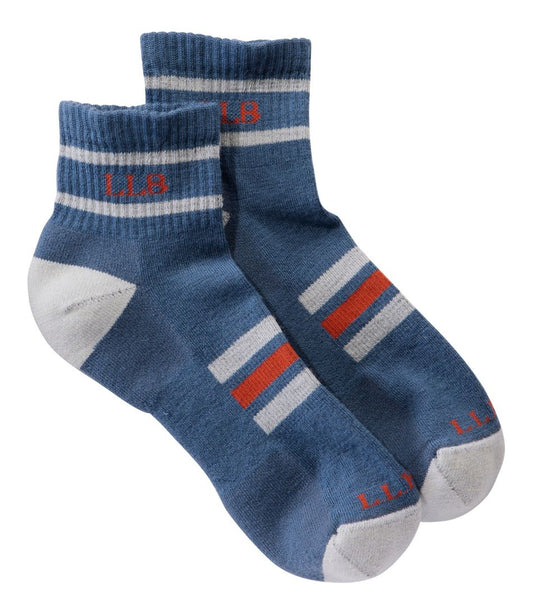 Adults' Katahdin Hiker Socks, 1/4 Crew Stripe | L.L.Bean Trending