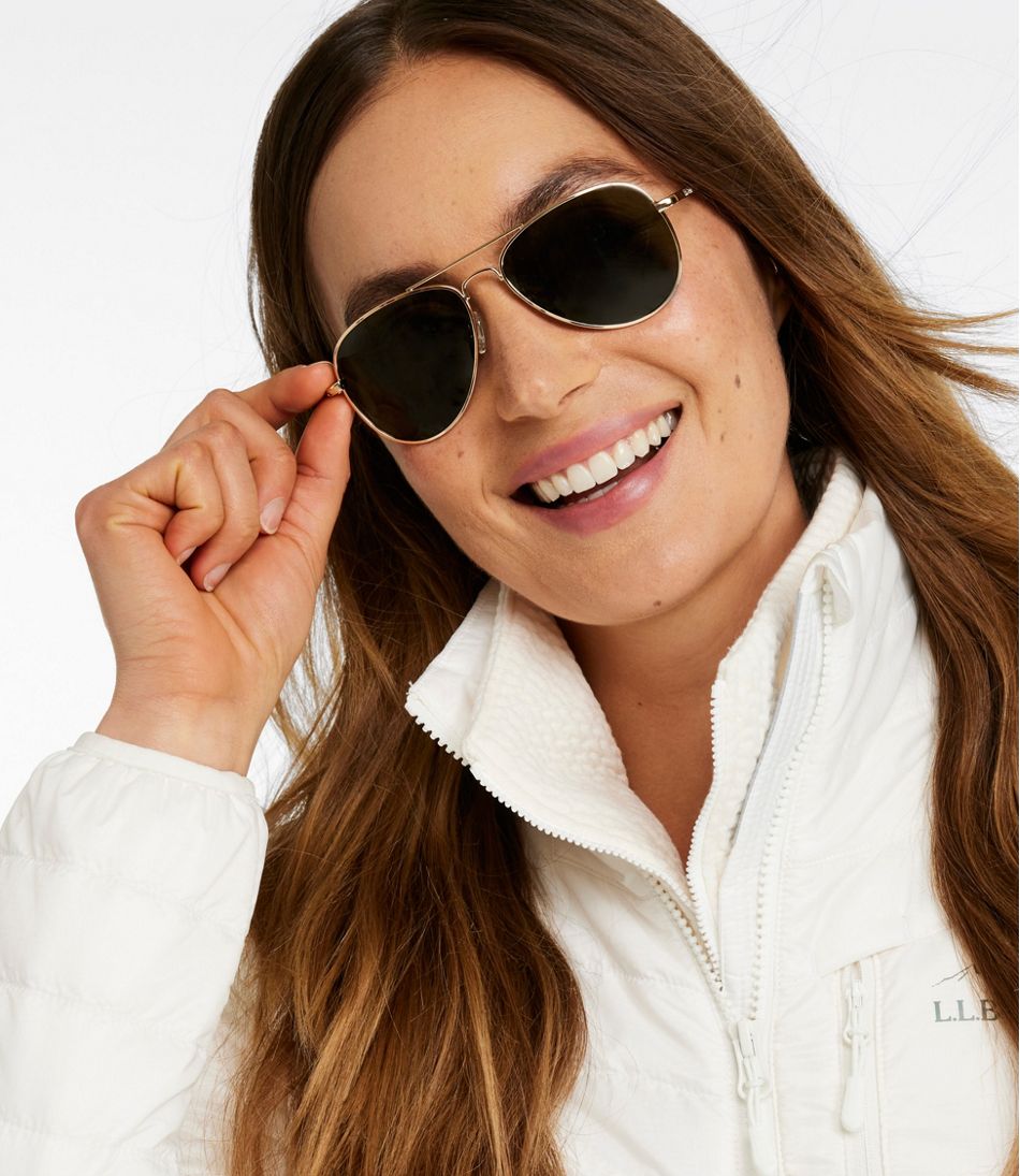 Adults' L.L.Bean Classic Aviator Polarized Sunglasses | L.L.Bean Latest