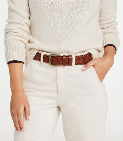 Women's L.L.Bean Braided Leather Belt | L.L.Bean Featured