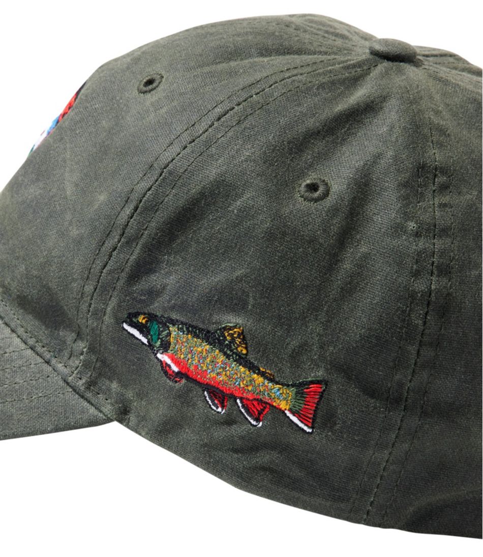 Adults' MIF&W Waxcloth Hat, Brook Trout | L.L.Bean Signature