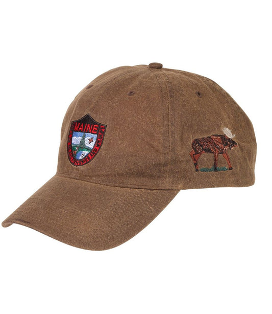 Adults' MIF&W Waxcloth Hat, Moose | L.L.Bean Classic