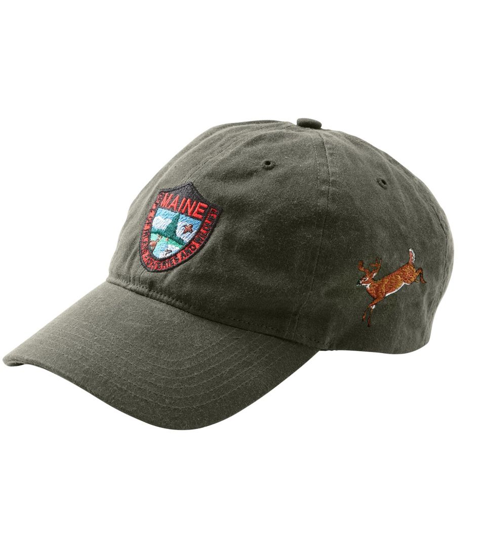 Adults' MIF&W Waxcloth Hat, White-Tailed Deer | L.L.Bean Value