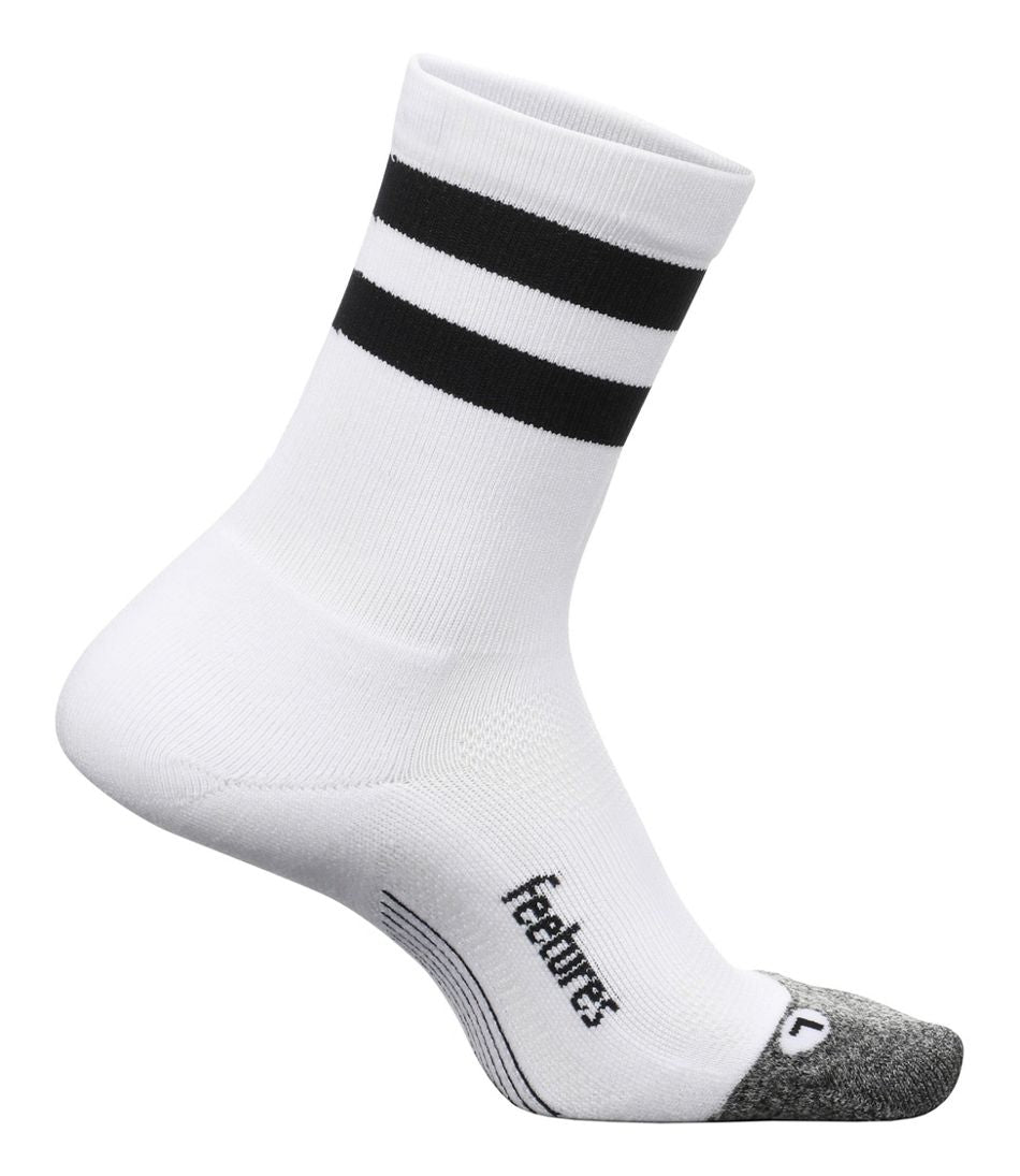 Adults' Feetures Mini Crew Stripe Light Cushion Socks | L.L.Bean Essential