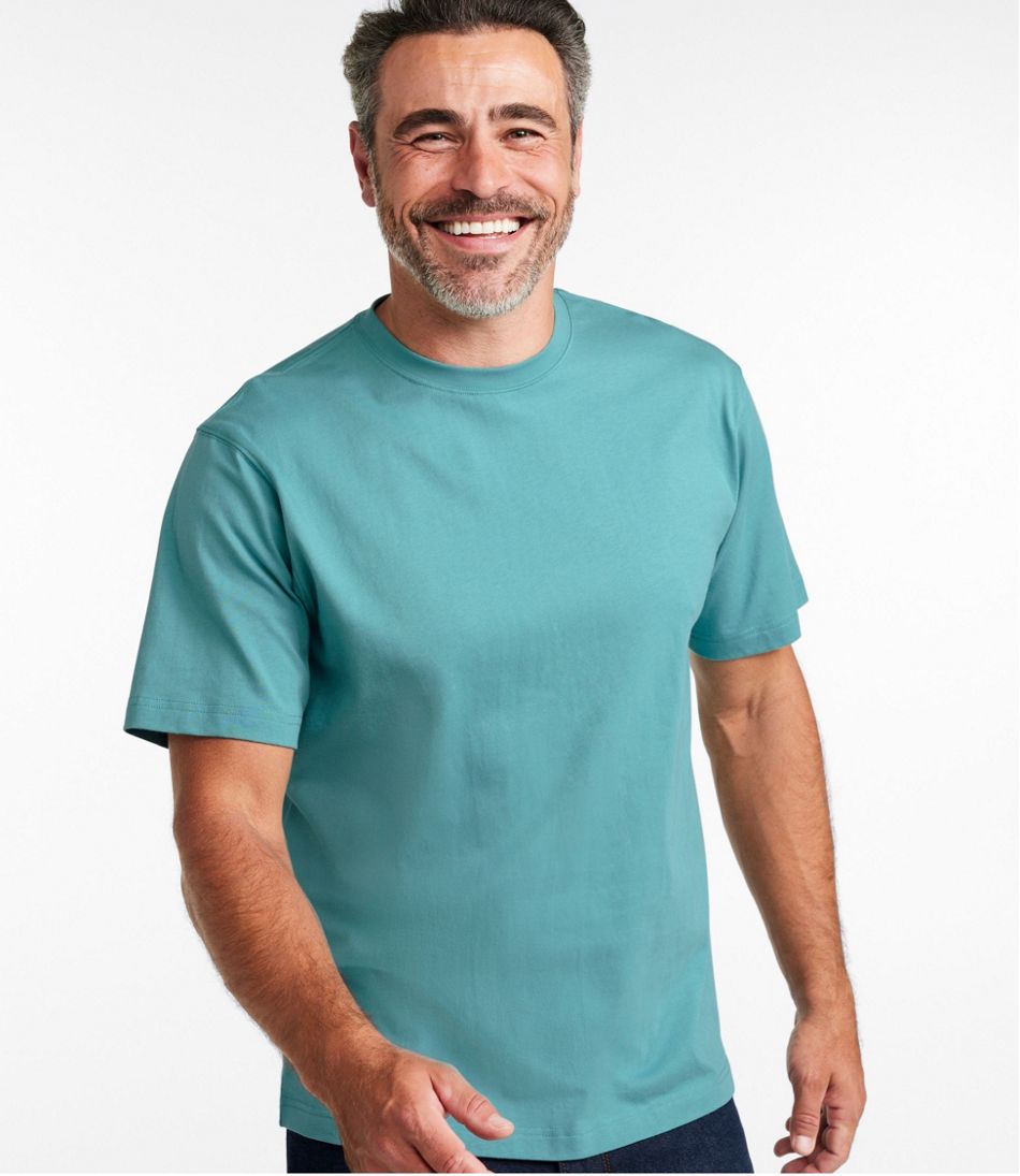 Men's Carefree Unshrinkable Tee, Traditional Fit Short-Sleeve | L.L.Bean Latest