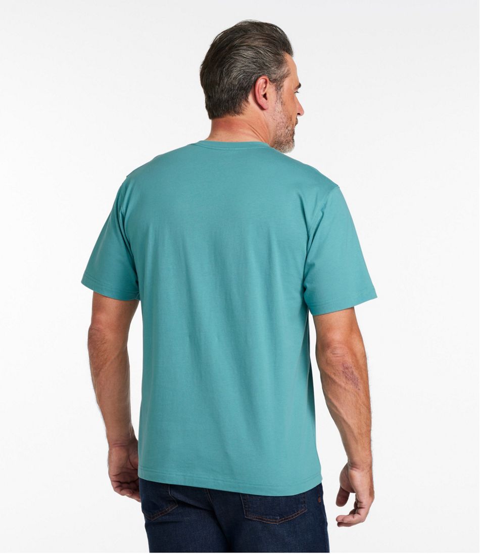 Men's Carefree Unshrinkable Tee, Traditional Fit Short-Sleeve | L.L.Bean Latest