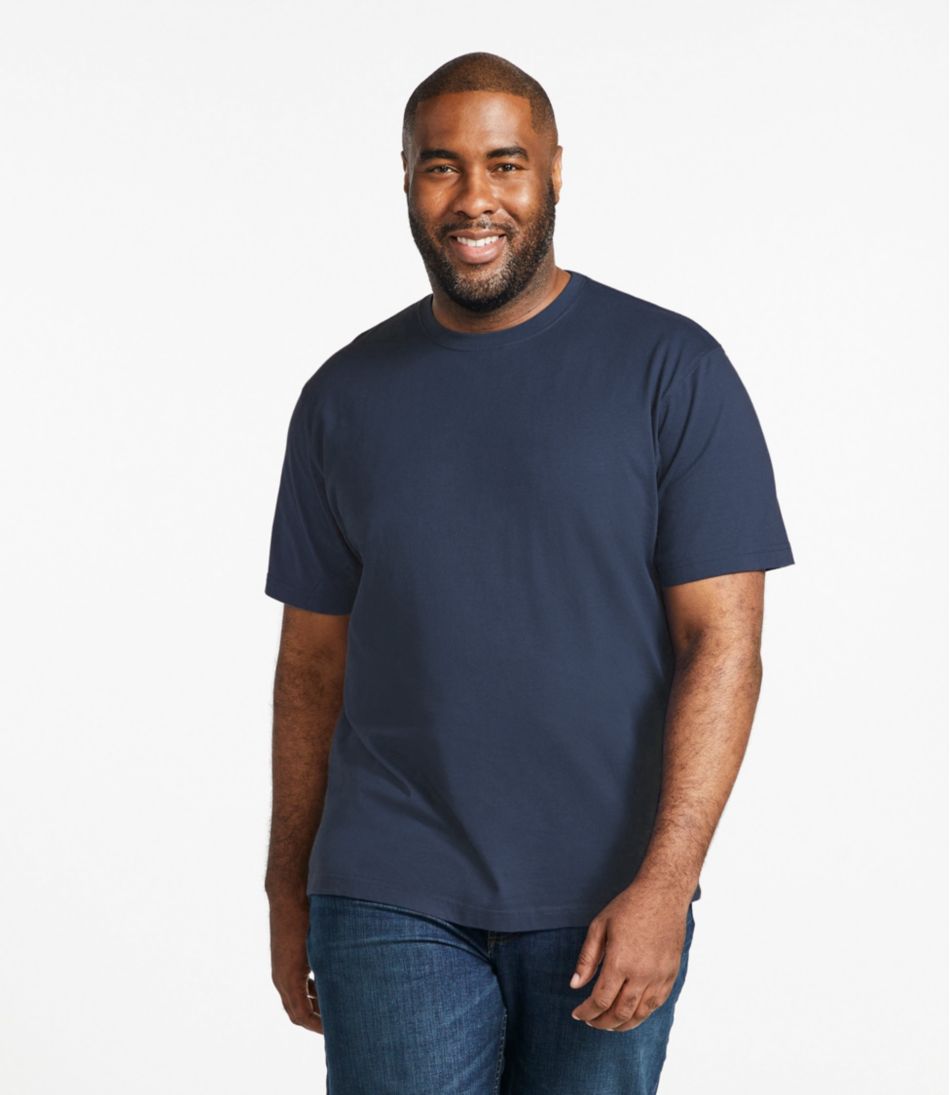 Men's Carefree Unshrinkable Tee, Traditional Fit Short-Sleeve | L.L.Bean Latest