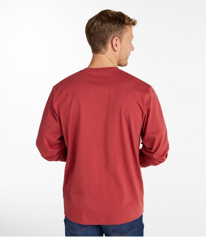 Men's Carefree Unshrinkable Tee, Traditional Fit, Long-Sleeve | L.L.Bean Featured