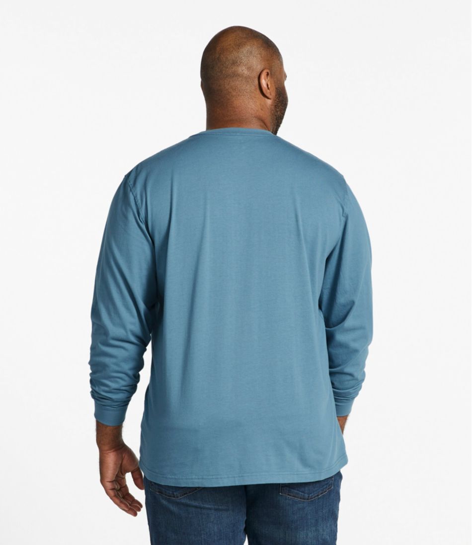 Men's Carefree Unshrinkable Tee, Traditional Fit, Long-Sleeve | L.L.Bean Featured