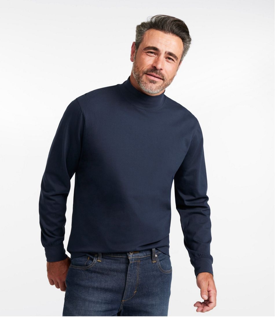 Men's Carefree Unshrinkable Mockneck Shirt | L.L.Bean Trending