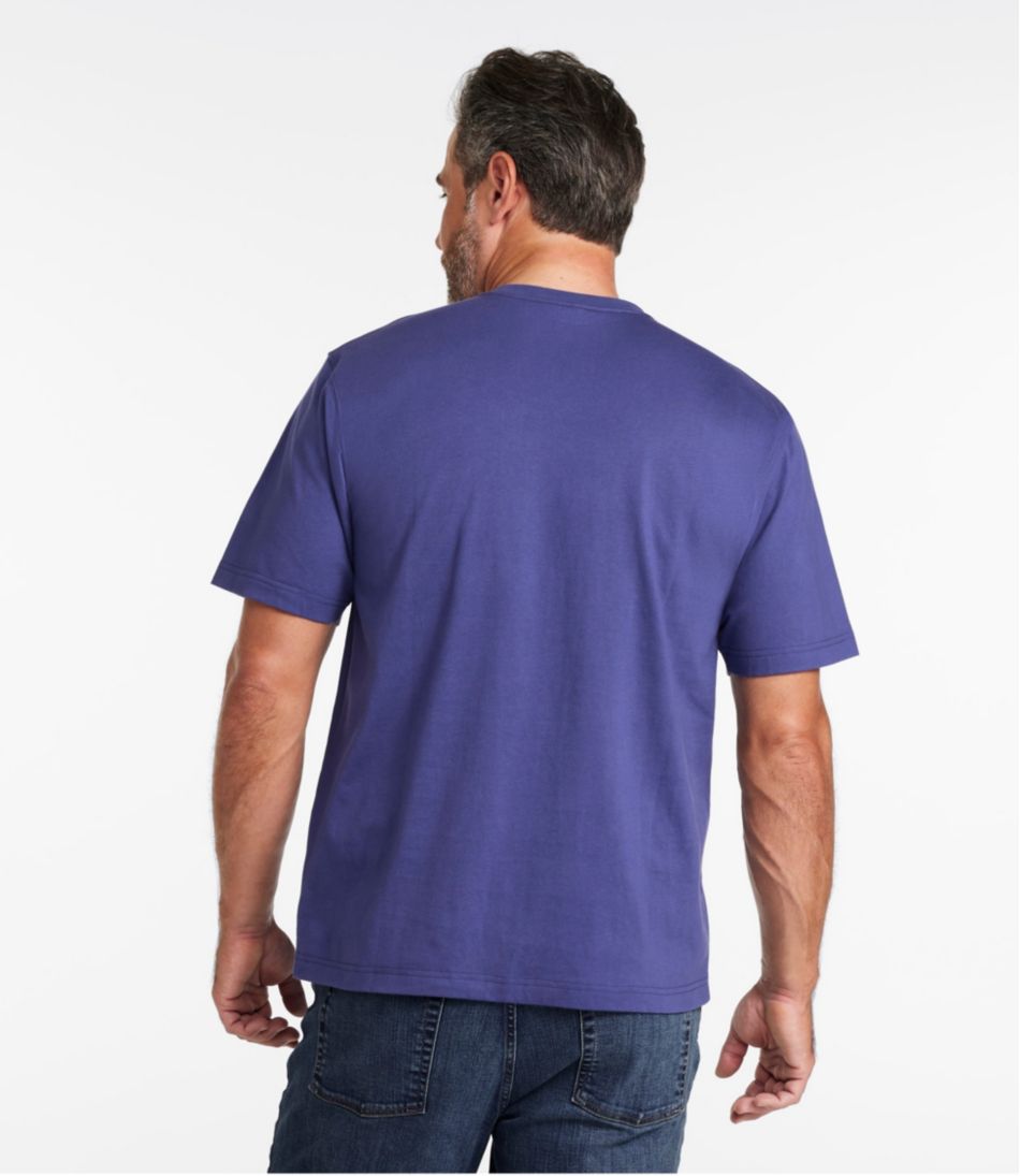 Men's Carefree Unshrinkable Tee with Pocket, Traditional Fit | L.L.Bean Best Seller
