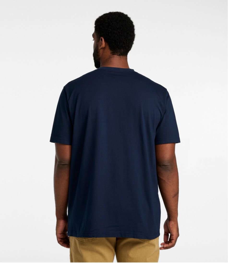 Men's Carefree Unshrinkable Tee with Pocket, Traditional Fit | L.L.Bean Best Seller