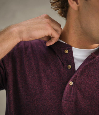 Men's Carefree Unshrinkable Tee, Traditional Fit, Long-Sleeve Henley | L.L.Bean Recommended