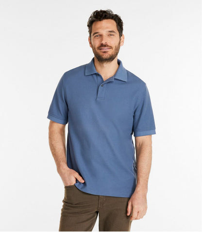 Men's Premium Double L® Polo Banded, Short-Sleeve Without Pocket | L.L.Bean Classic