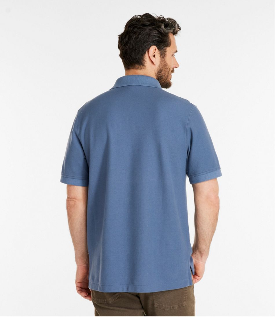 Men's Premium Double L® Polo Banded, Short-Sleeve Without Pocket | L.L.Bean Classic
