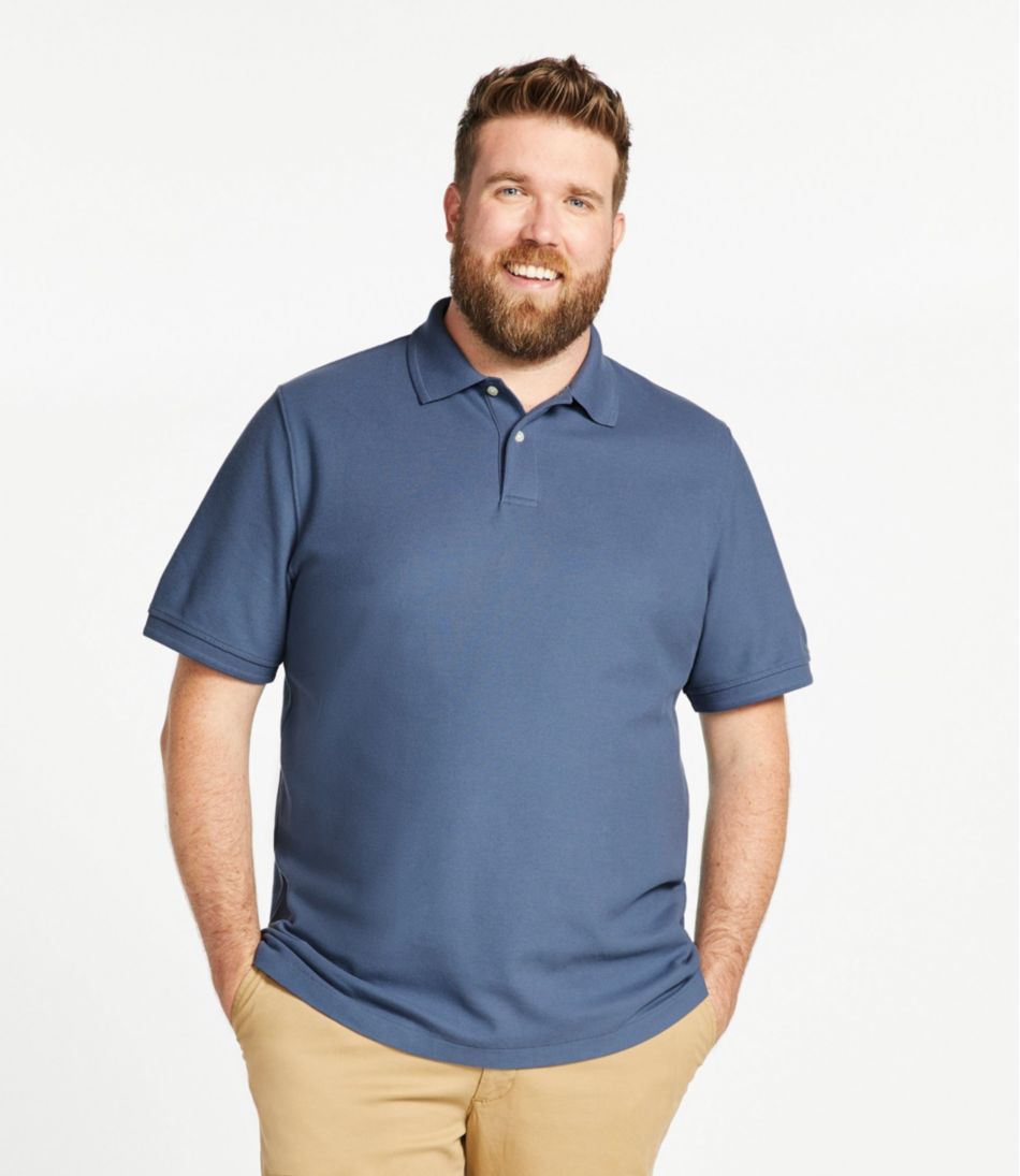 Men's Premium Double L® Polo Banded, Short-Sleeve Without Pocket | L.L.Bean Classic
