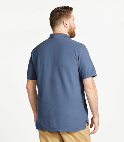 Men's Premium Double L® Polo Banded, Short-Sleeve Without Pocket | L.L.Bean Classic