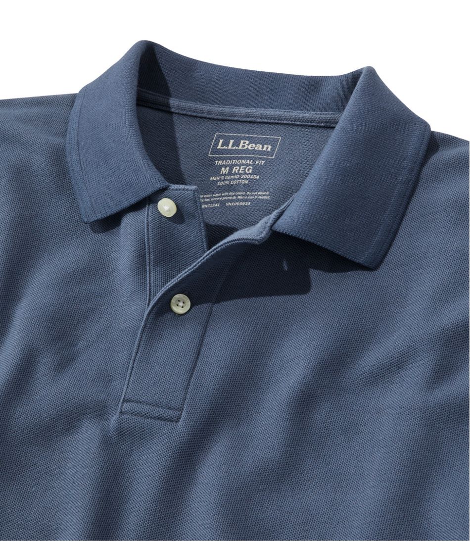 Men's Premium Double L® Polo Banded, Short-Sleeve Without Pocket | L.L.Bean Classic