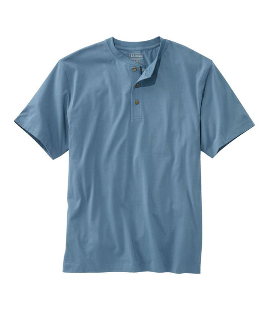 Men's Carefree Unshrinkable Tee, Traditional Fit, Henley | L.L.Bean Essential