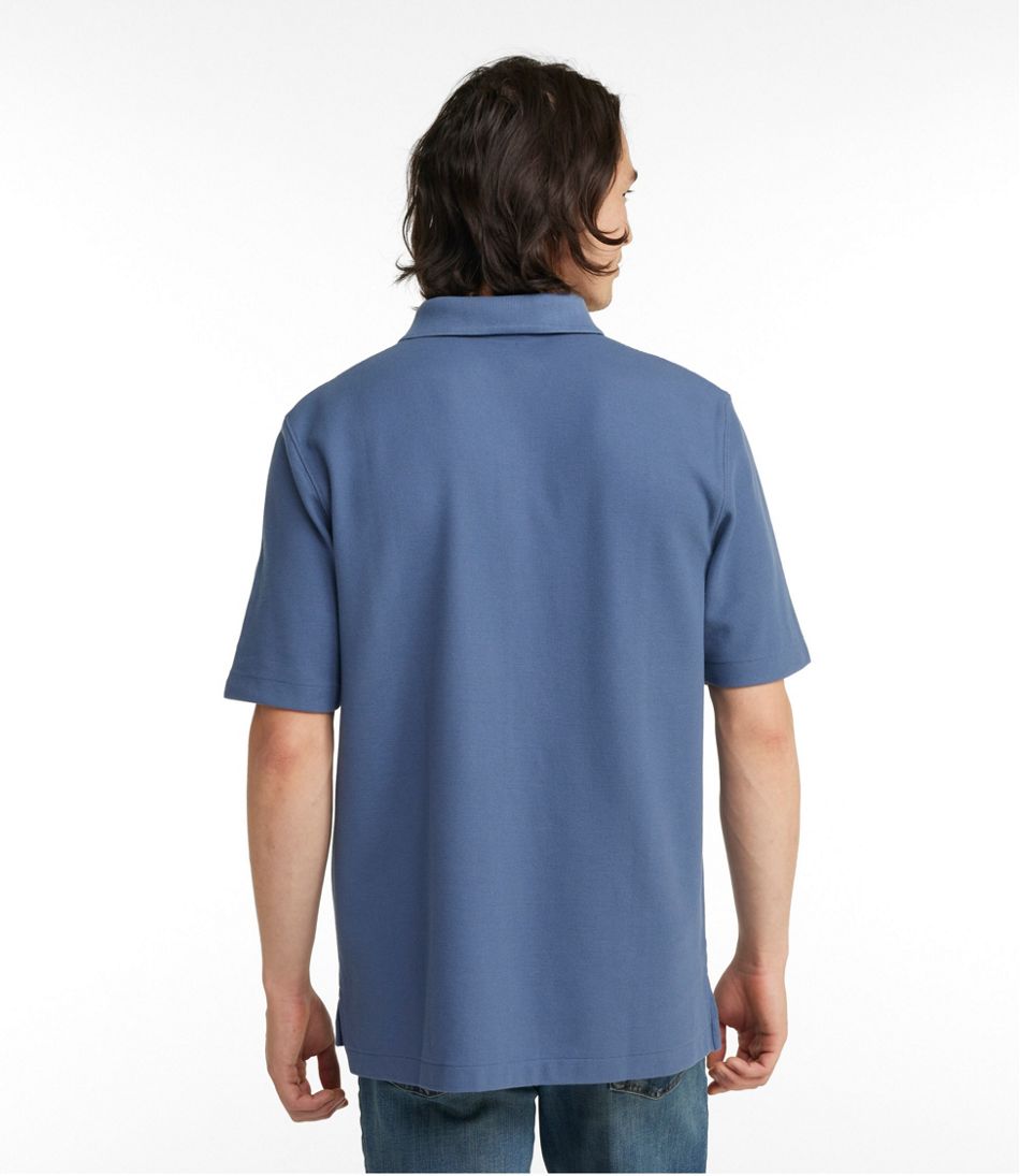 Men's Premium Double L® Polo, Hemmed Short-Sleeve with Pocket | L.L.Bean Everyday