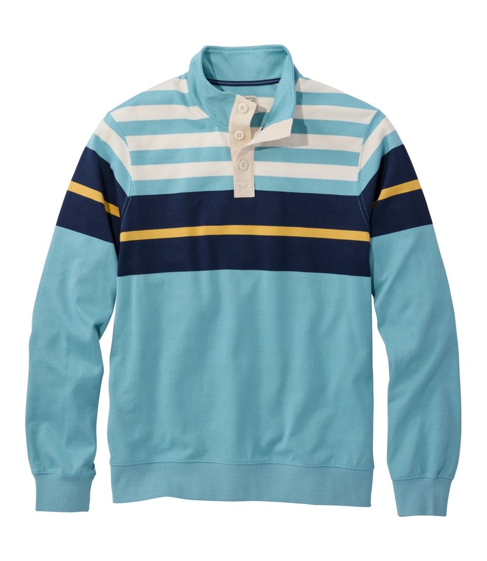 Men's Bean's Vintage Soft Rugby, Mockneck, Chest Stripe | L.L.Bean Featured