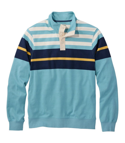 Men's Bean's Vintage Soft Rugby, Mockneck, Chest Stripe | L.L.Bean Featured