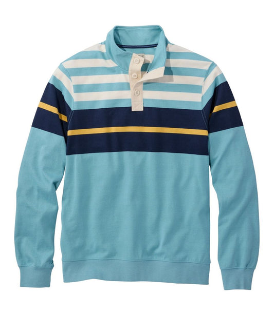 Men's Bean's Vintage Soft Rugby, Mockneck, Chest Stripe | L.L.Bean Featured