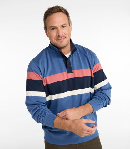 Men's Bean's Vintage Soft Rugby, Mockneck, Chest Stripe | L.L.Bean Featured