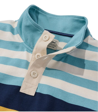 Men's Bean's Vintage Soft Rugby, Mockneck, Chest Stripe | L.L.Bean Featured