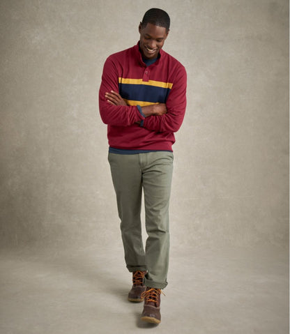 Men's Bean's Vintage Soft Rugby, Mockneck, Chest Stripe | L.L.Bean Featured