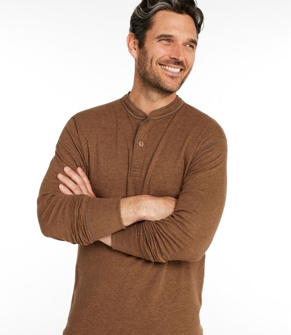 Men's Two-Layer River Driver's Shirt®, Traditional Fit Henley | L.L.Bean Popular