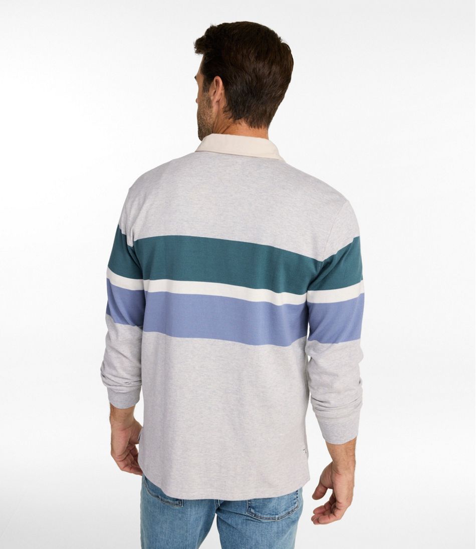 Men's Bean's Vintage Soft Rugby, Chest Stripe | L.L.Bean Trending