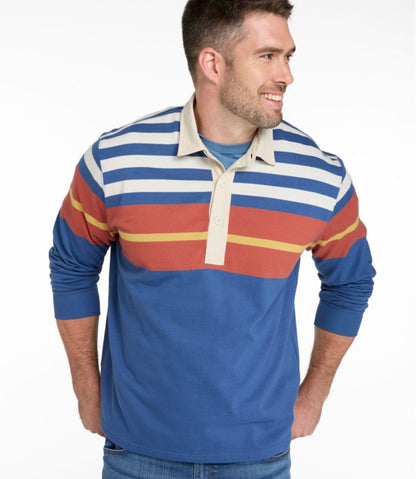 Men's Bean's Vintage Soft Rugby, Chest Stripe | L.L.Bean Trending