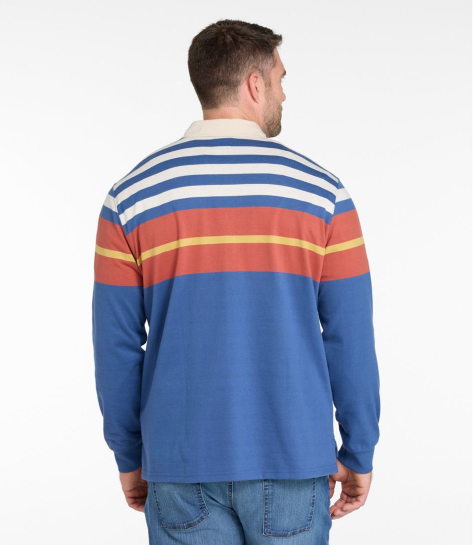 Men's Bean's Vintage Soft Rugby, Chest Stripe | L.L.Bean Trending