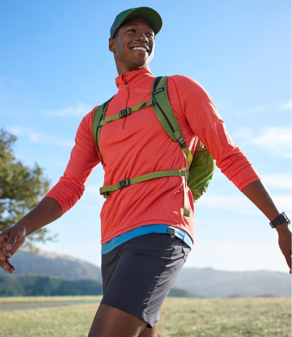 Men's Bean's Access Trail Tee, Quarter-Zip | L.L.Bean Recommended