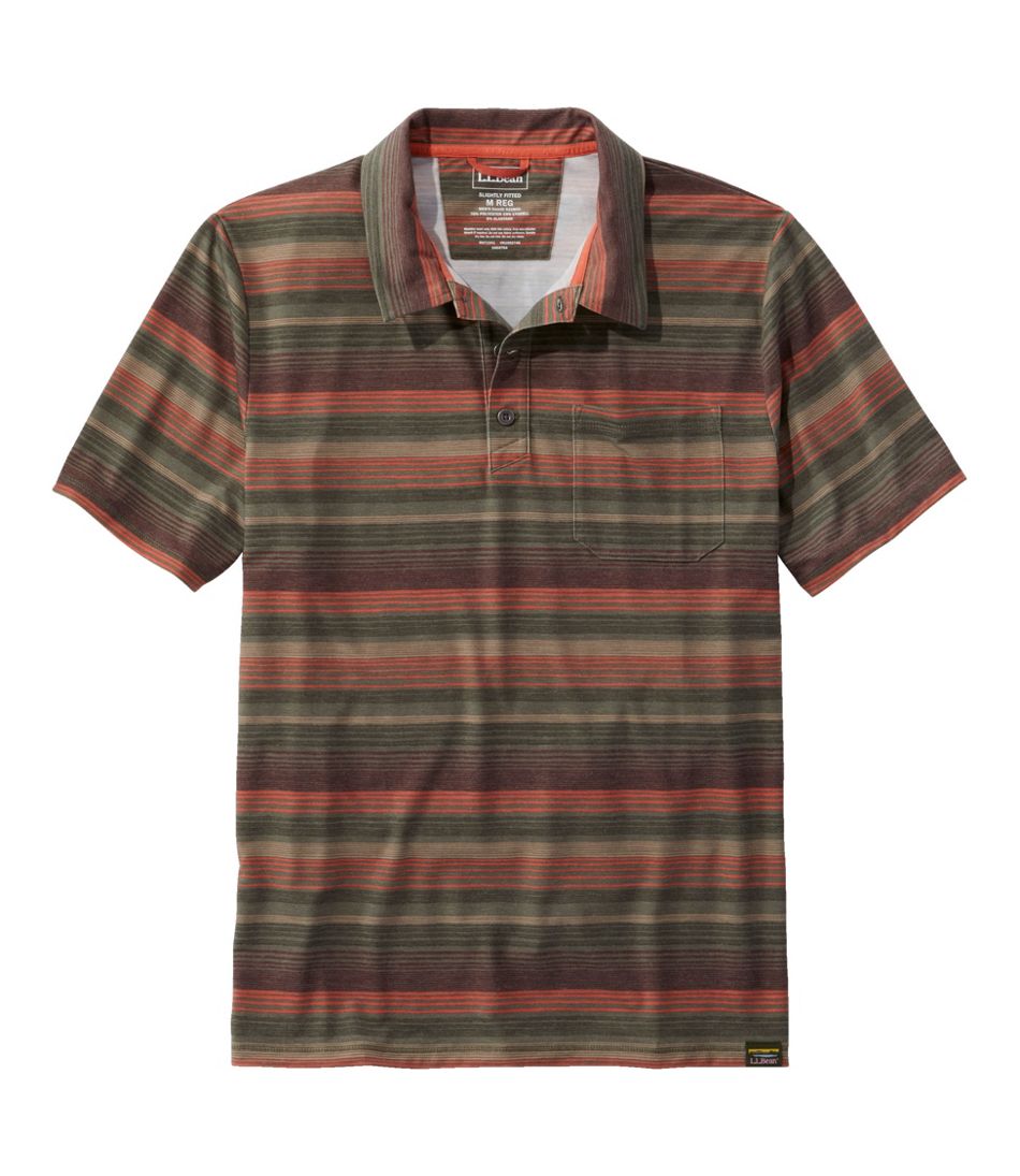 Men's Everyday SunSmart® Polo 2.0, Short-Sleeve Stripe | L.L.Bean Value