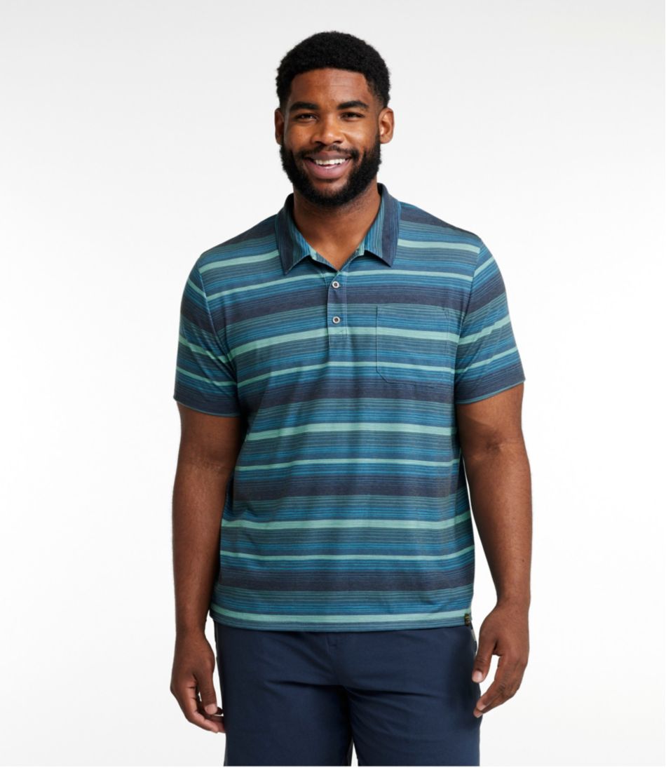 Men's Everyday SunSmart® Polo 2.0, Short-Sleeve Stripe | L.L.Bean Value