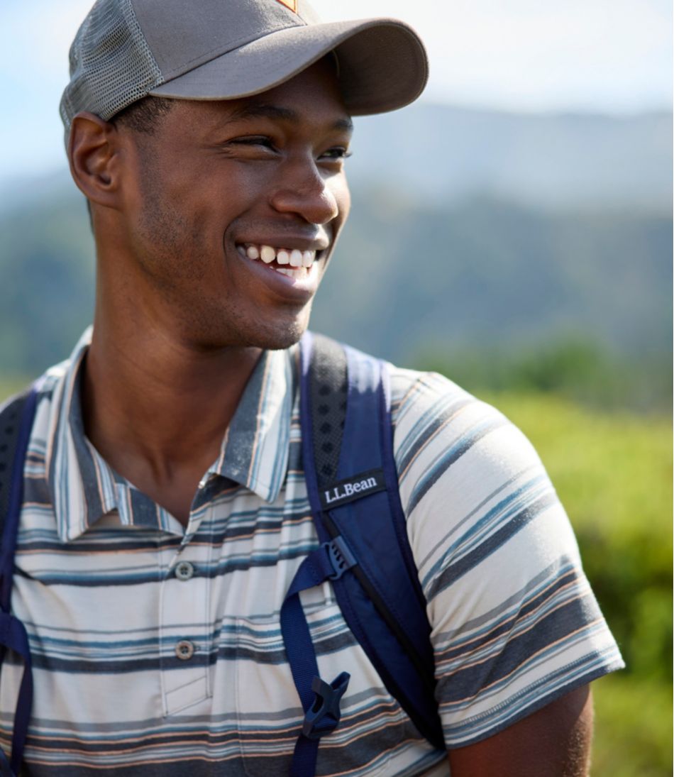 Men's Everyday SunSmart® Polo 2.0, Short-Sleeve Stripe | L.L.Bean Value