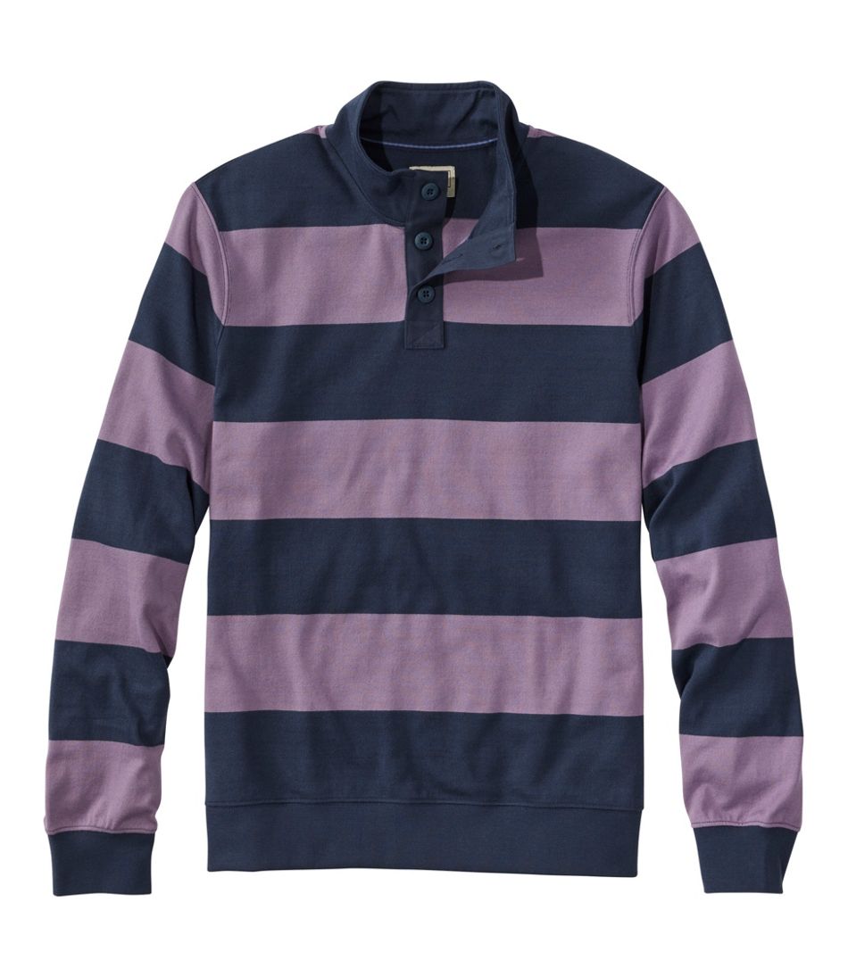 Men's Bean's Vintage Soft Rugby, Mockneck, Stripe | L.L.Bean Latest