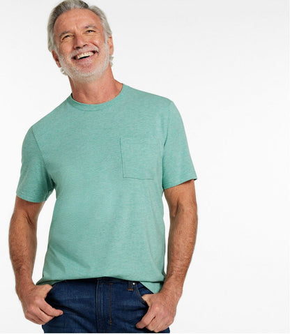 Men's Comfort Stretch Performance® Pima Pocket Tee, Short-Sleeve | L.L.Bean Featured