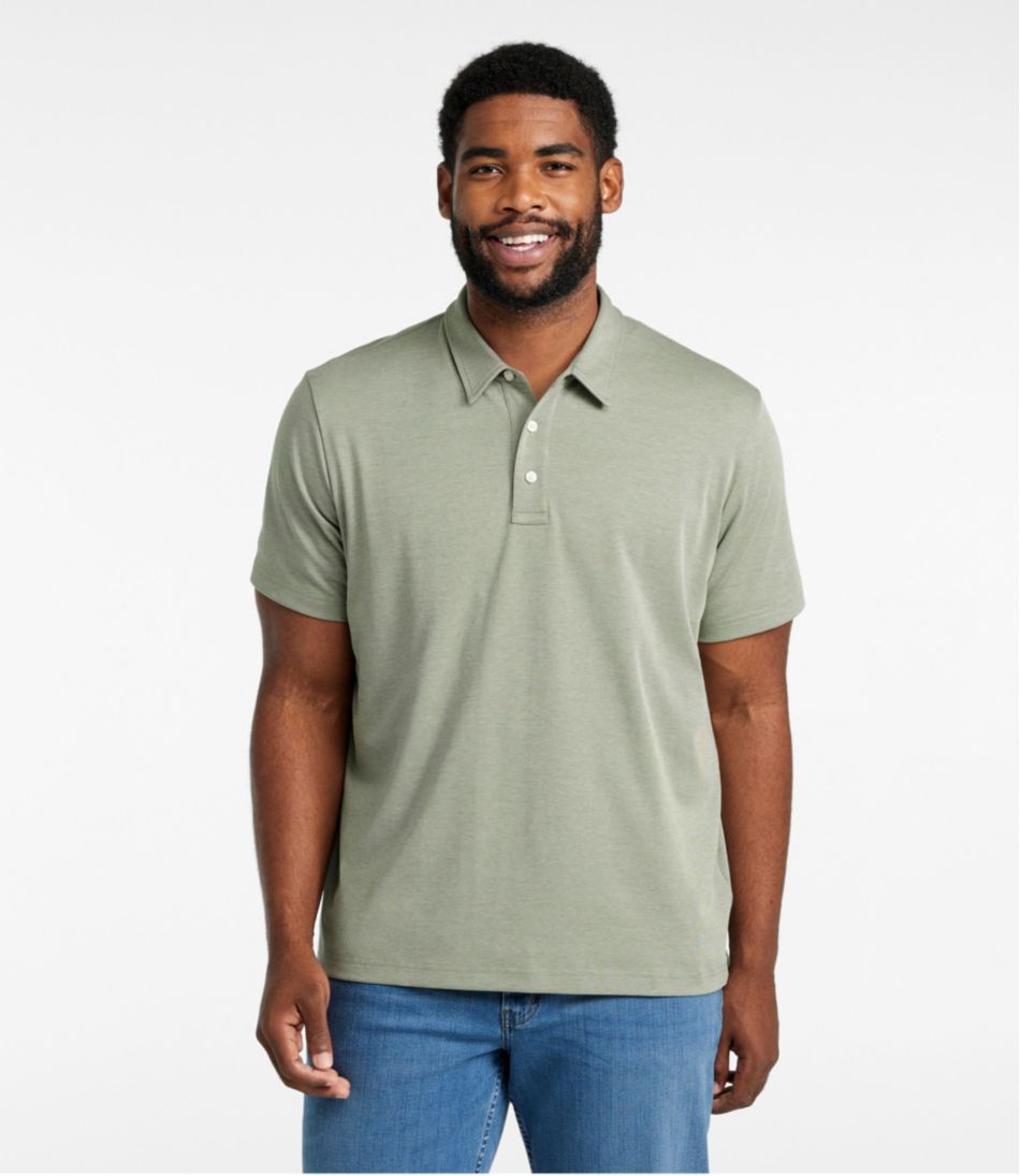 Men's Comfort Stretch Performance® Polo, Short-Sleeve, Slightly Fitted | L.L.Bean Best Seller