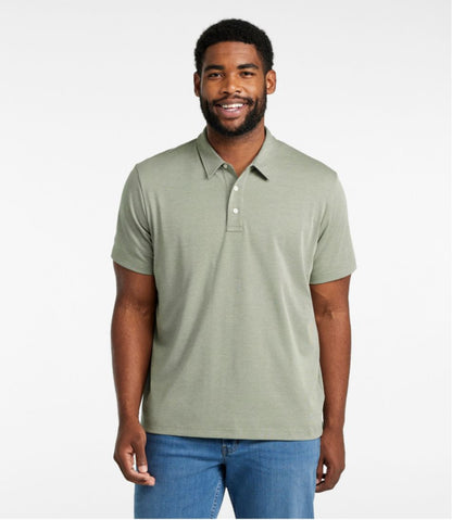 Men's Comfort Stretch Performance® Polo, Short-Sleeve, Slightly Fitted | L.L.Bean Best Seller