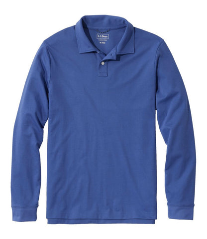 Men's Comfort Stretch Performance® Polo, Long-Sleeve, Slightly Fitted | L.L.Bean Recommended