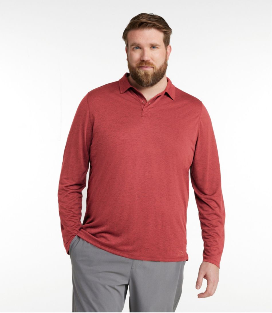 Men's Ultralight Adventure Polo, Long-Sleeve | L.L.Bean Signature