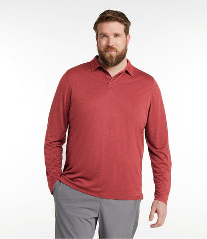 Men's Ultralight Adventure Polo, Long-Sleeve | L.L.Bean Signature