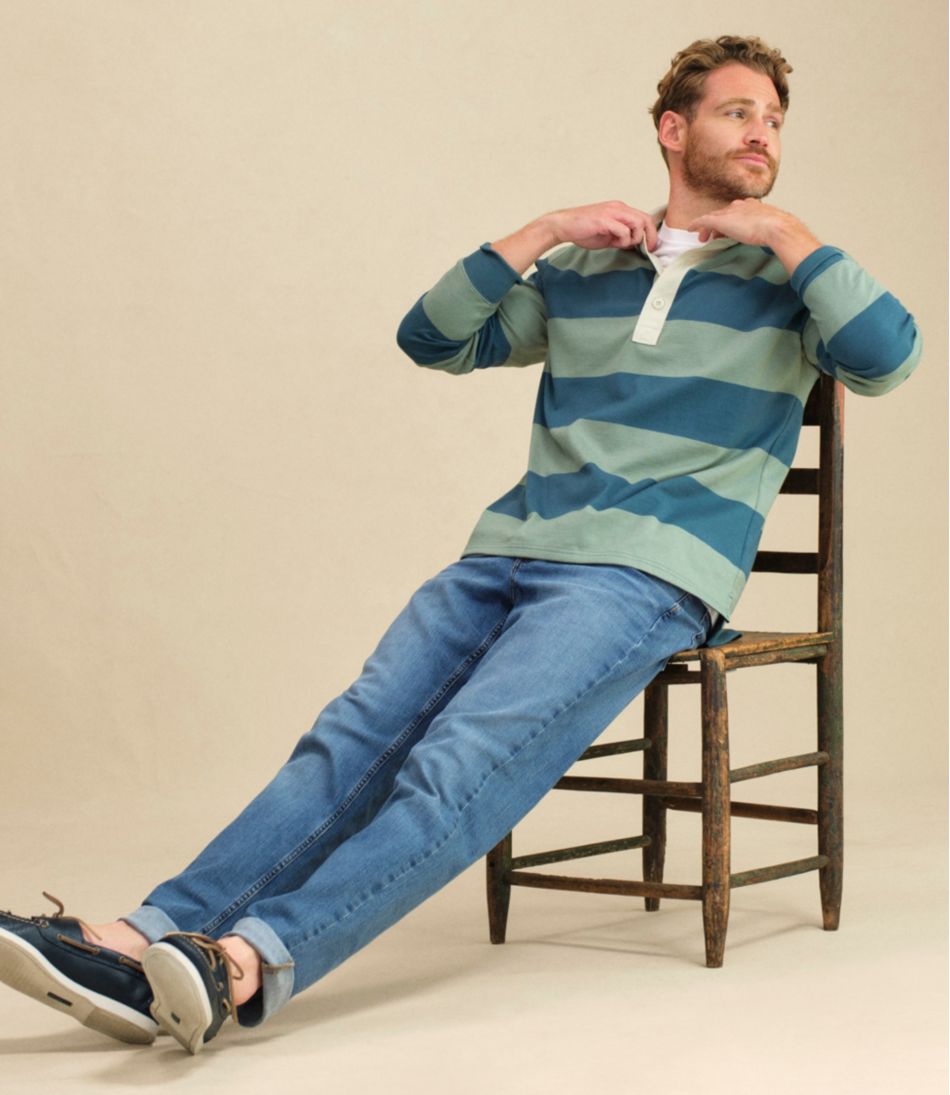 Men's Bean's Vintage Soft Rugby, Stripe | L.L.Bean Classic