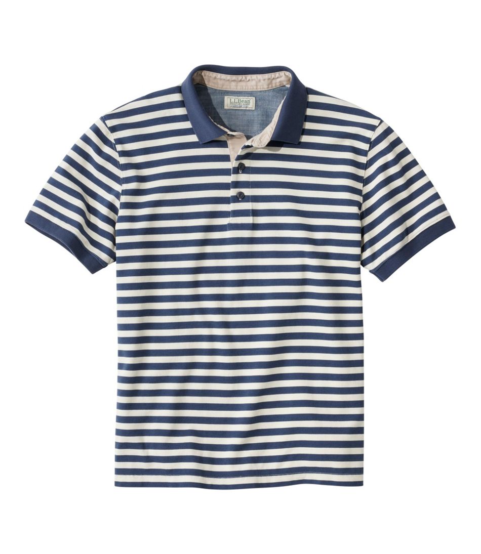 Men's Casco Bay Rugged Polo, Short-Sleeve, Stripe | L.L.Bean Essential