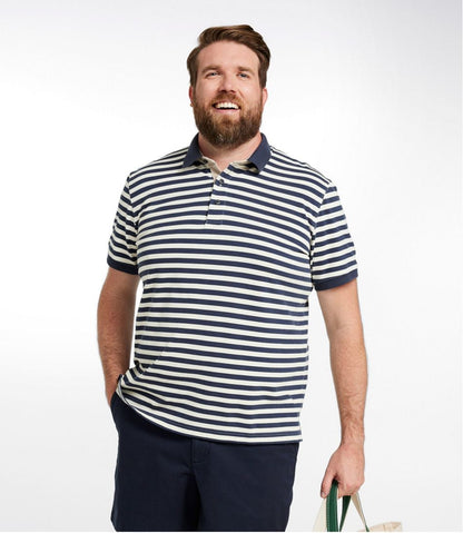 Men's Casco Bay Rugged Polo, Short-Sleeve, Stripe | L.L.Bean Essential