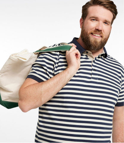 Men's Casco Bay Rugged Polo, Short-Sleeve, Stripe | L.L.Bean Essential