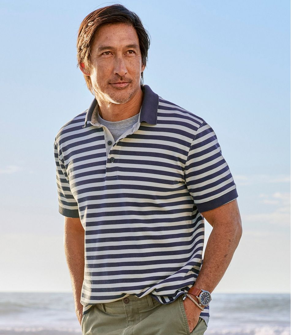 Men's Casco Bay Rugged Polo, Short-Sleeve, Stripe | L.L.Bean Essential