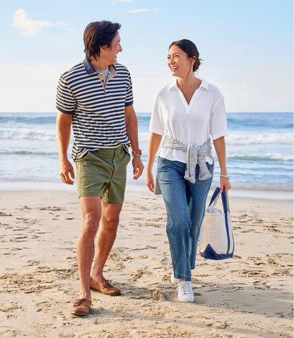 Men's Casco Bay Rugged Polo, Short-Sleeve, Stripe | L.L.Bean Essential